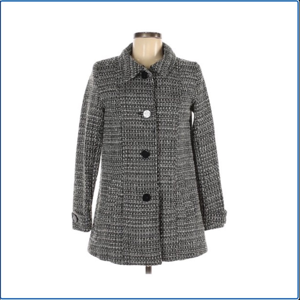 H&M B+W Teed Coat w/ Pockets